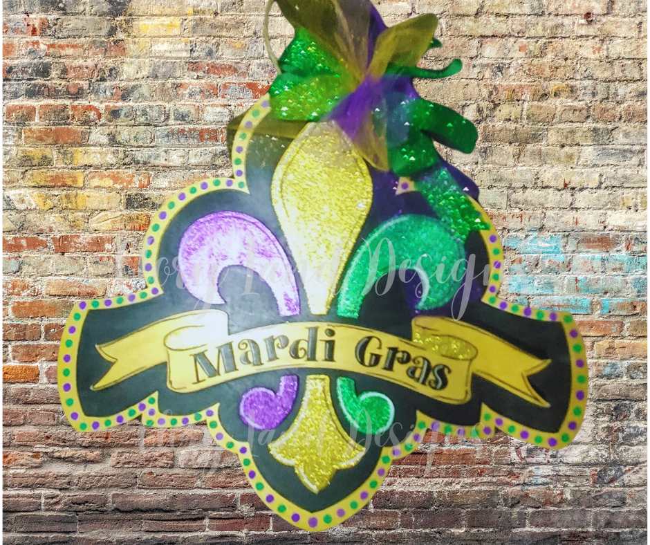 Fleur-de-lis cutout