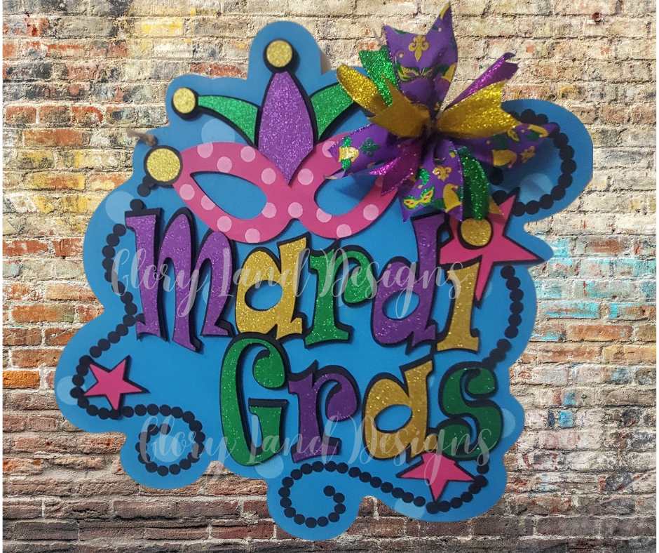 Whimsical Mardi Gras Mask