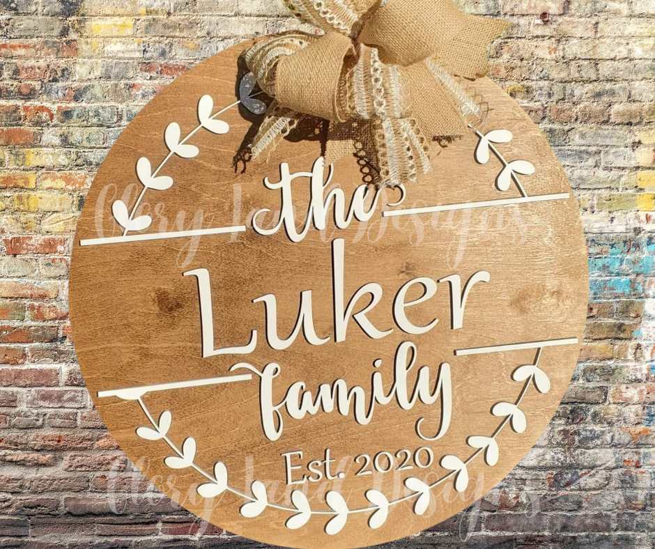 Personalized Door or Wall hanger