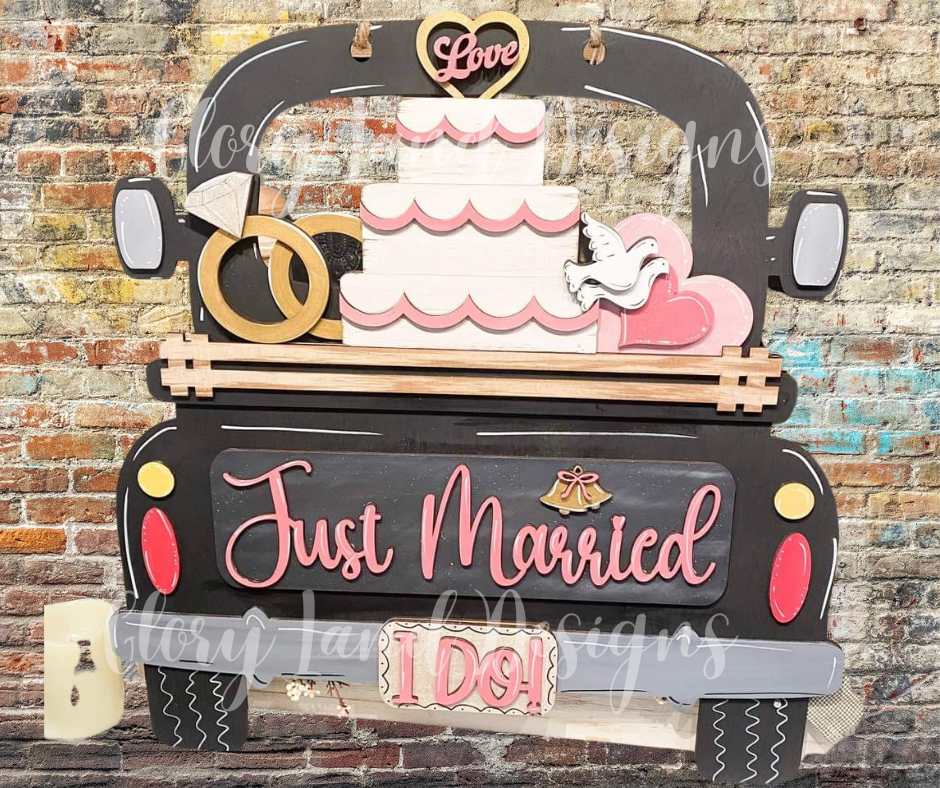 Just Married Truck