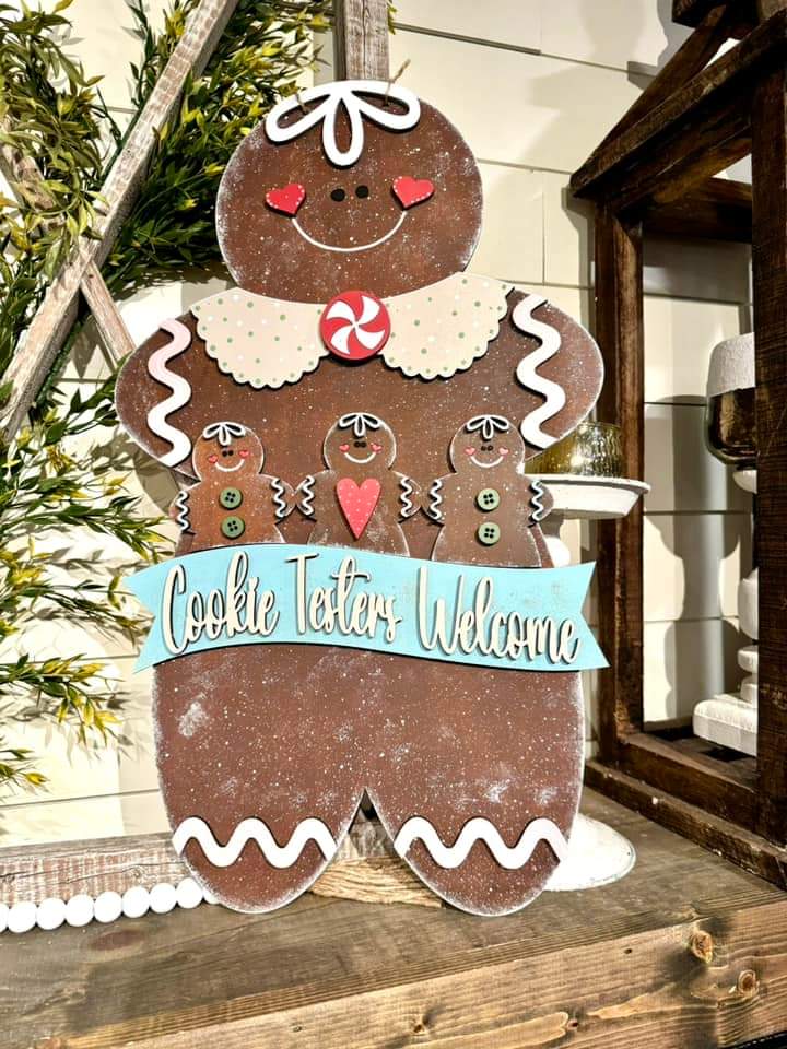 Gingerbread Cookie Testers Welcome