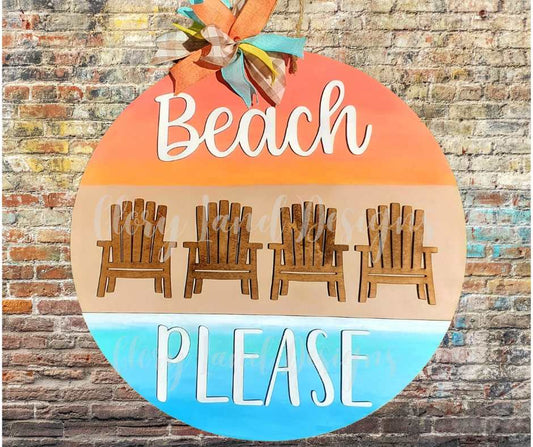 Beach Please Round